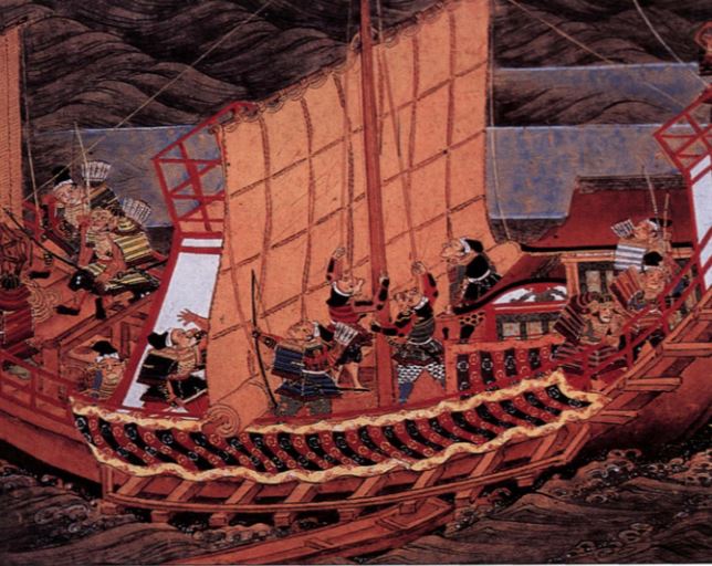 barco japones samurai