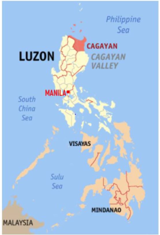 mapa filipinas cagayan